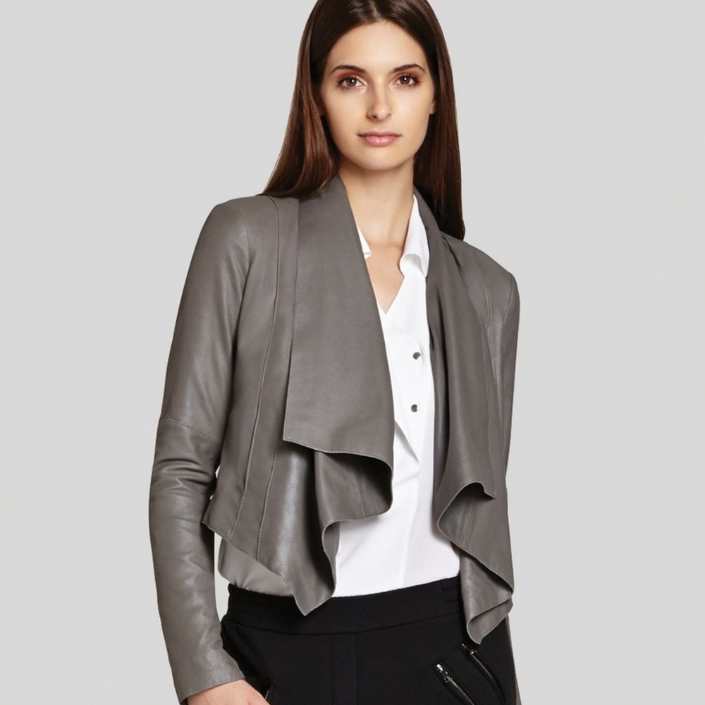BCBGMaxAzria Lola Leather Moto Jacket